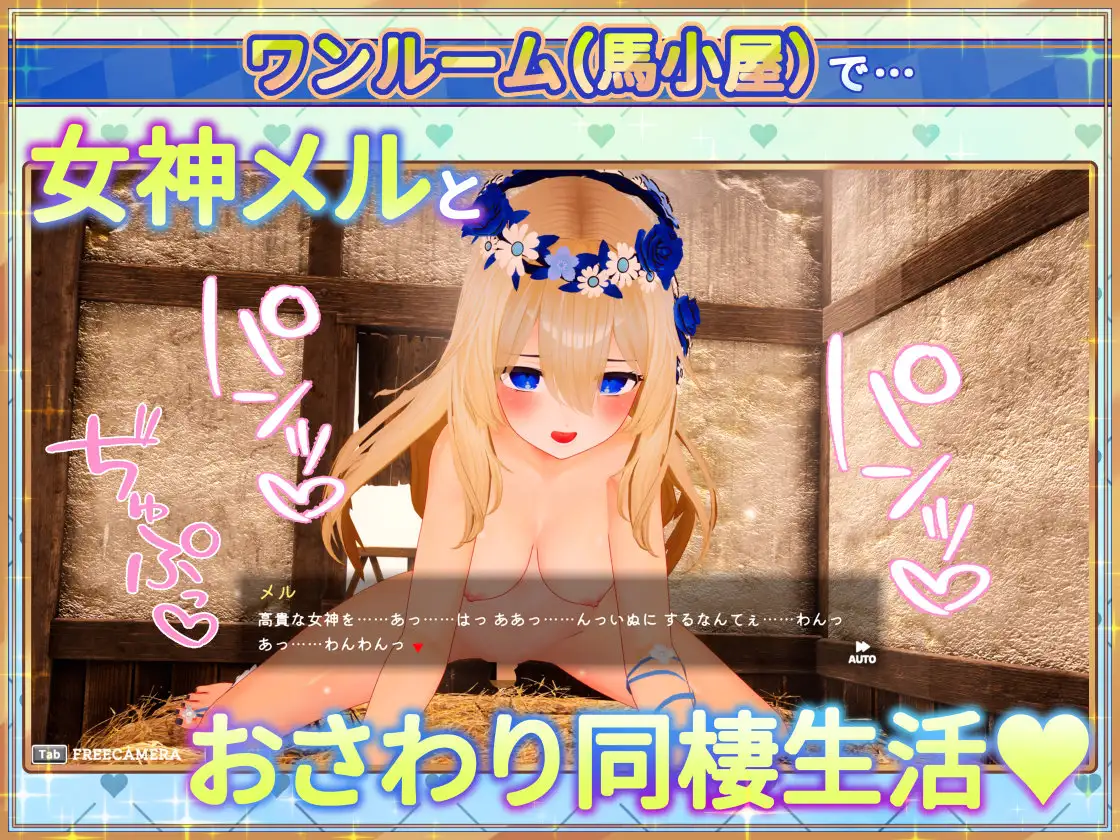 【3D互动/动态] 女神梅尔的触摸同居性活♡  v1.0_d 官方中文-DORO妙妙屋